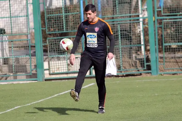 خداحافظی کریم باقری با بازیکنان پرسپولیس+ عکس