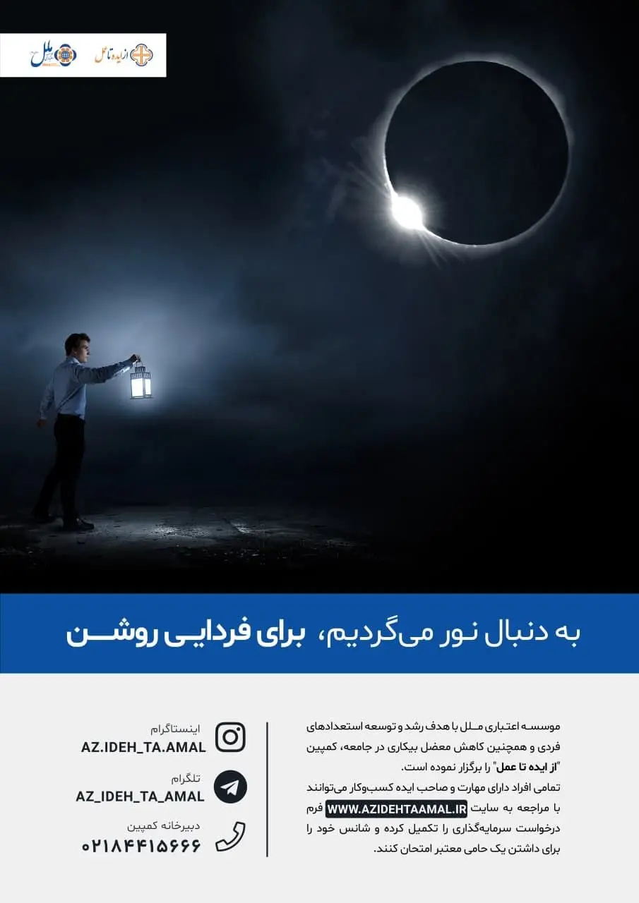 استقبال از پویش ایده تا عمل موسسه اعتباری ملل
