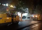 احداث رفیوژ میانی خیابان شوش 