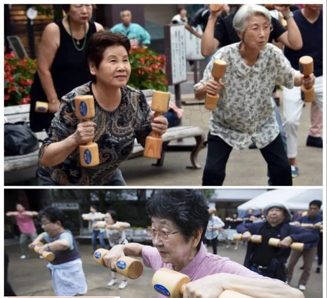 ورزش حرفه ای بانوان سالخورده+عکس