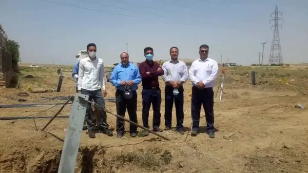 اتمام عملیات اجرایی احداث فوندانسیون خط ۲۳۰ کیلوولت سردار همدانی