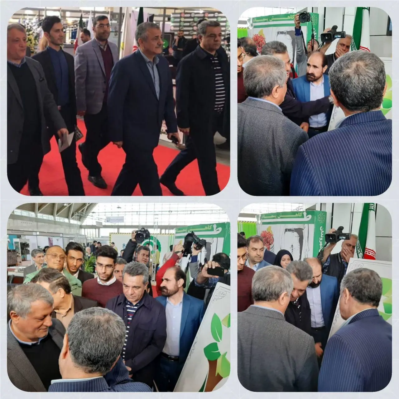 محسن هاشمی در دومین نمایشگاه بین‌المللی مدیریت پسماند، بازیافت، خدمات شهری، ماشین آلات و تجهیزات وابسته حضور یافتند.