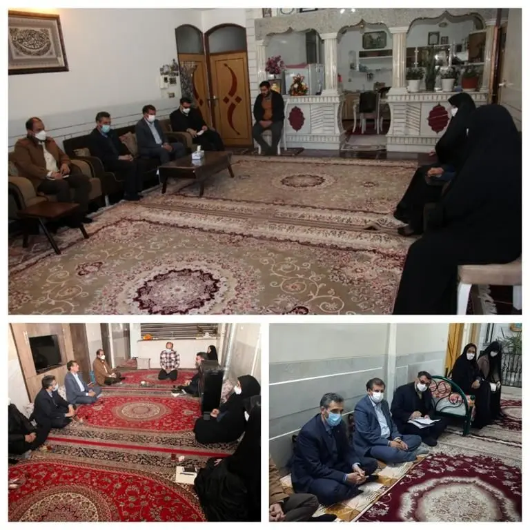 دیدار سرپرست مدیریت عامل ذوب آهن اصفهان با خانواده شهدا

