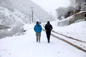   اختلال در تردد به‌دنبال بارش برف و باران