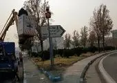 نوسازی چراغ‌های چشمک‌زن در تقاطع‌های اصلی منطقه ۴ 