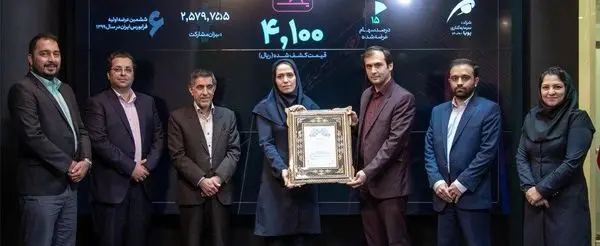 وپویا با قیمت 4100 ریالی رسما به مبادلات بازار سهام پیوست