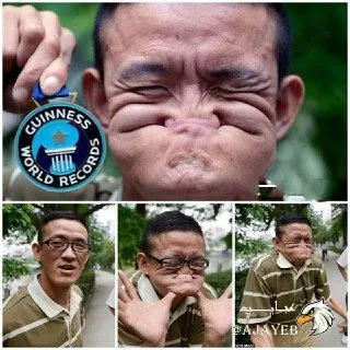 کار باورنکردنی این مرد برای دریافت جایزه گینس+عکس
