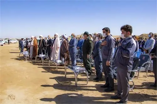 آغاز عملیات اجرایی طرح بزرگ احداث شبکه جمع آوری و تصفیه خانه فاضلاب شهرستان خواف توسط وزیر ورزش و جوانان