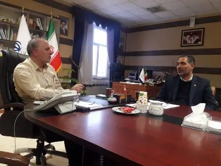 دیدارمدیر مخابرات منطقه مرکزی با سرپرست معاونت هماهنگی امورعمرانی استانداری مرکزی