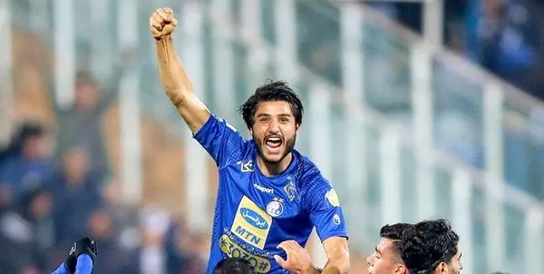 مصدومیت عارف غلامی در بازی دوستانه