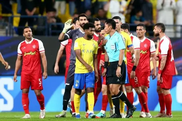 قضاوت داور ازبکستانی در بازی پرسپولیس و النصر