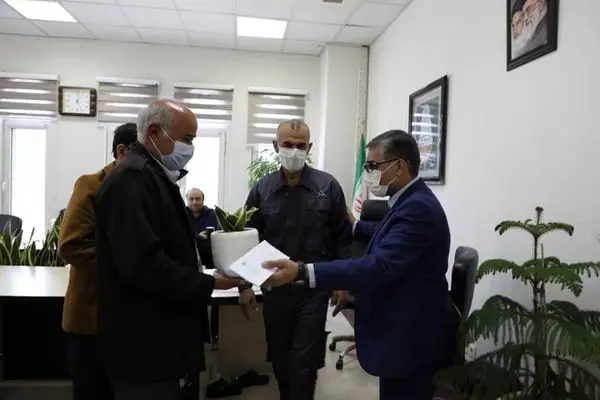 تقدیر از پرسنل جانباز سازمان بهشت حضرت زهرا(س)