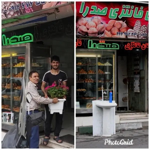 ابتکار شهروند منطقه۹ برای مقابله با کرونا