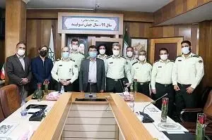 قدردانی از خدمات سبزپوشان یگان حفاظت شهرداری