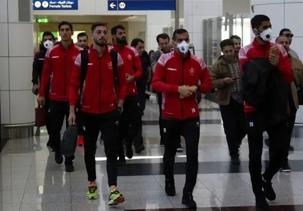 کاروان پرسپولیس به دبی رسید