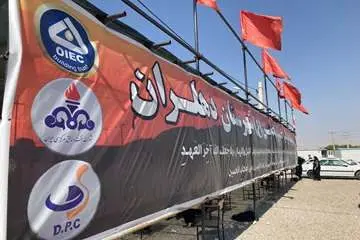 برپایی دو موکب و خدمترسانی به زائران حسینی در دهلران و دشت عباس