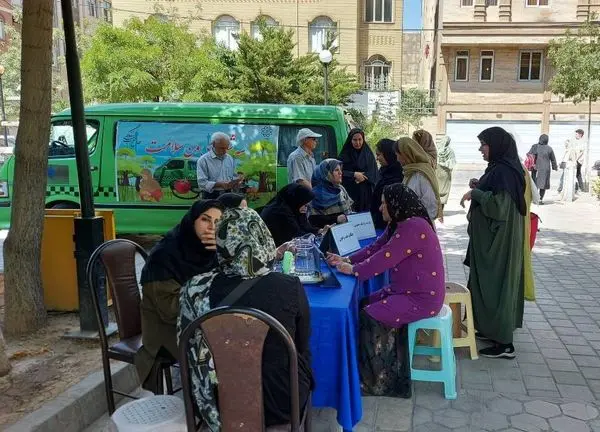 استقرار خودرو ویژه سه شنبه های سلامت در منطقه ۱۳