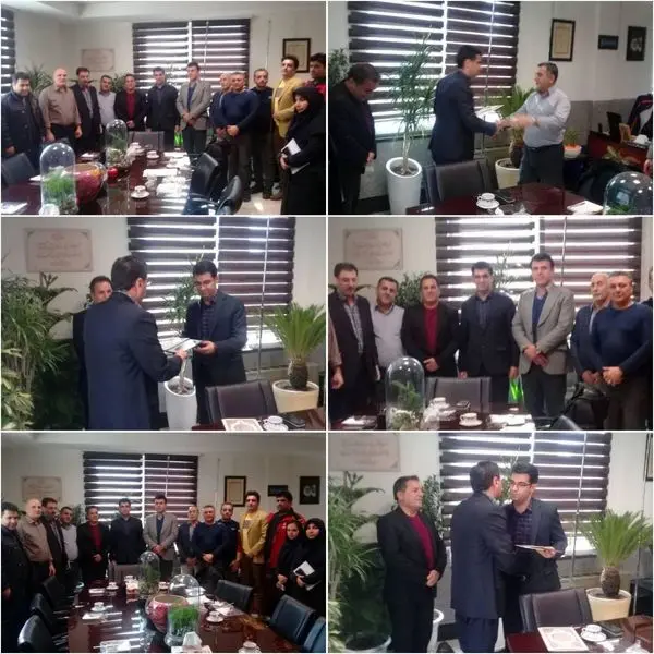 مراسم تکریم و معارفه مدیر خدمات شهری ناحیه یک