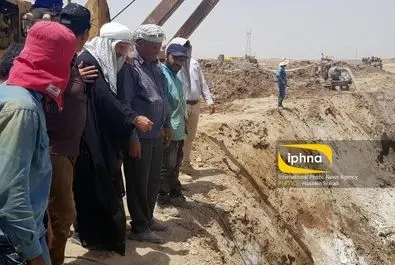لوله گذاری آب شرب منطقه خرمشهر و آبادان
