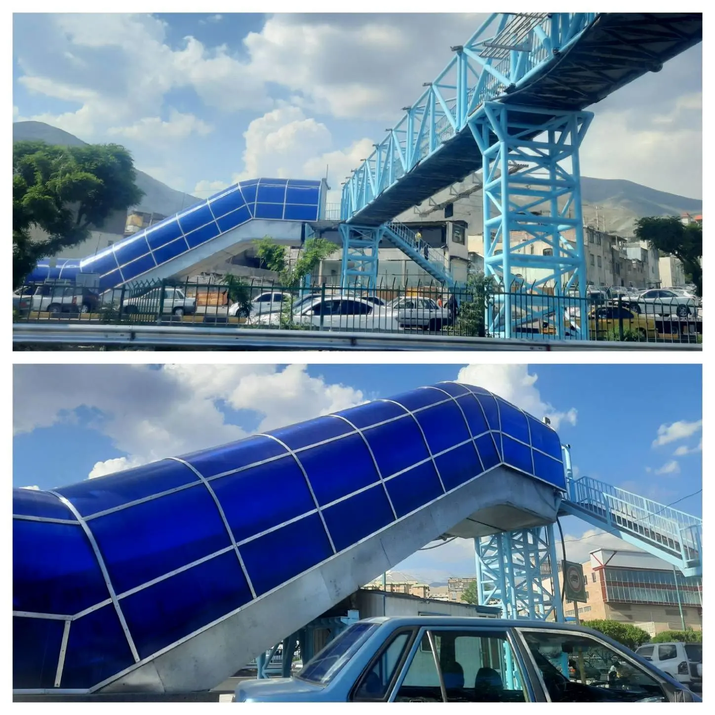 طرح نوسازی پل های عابر پیاده در منطقه2 

