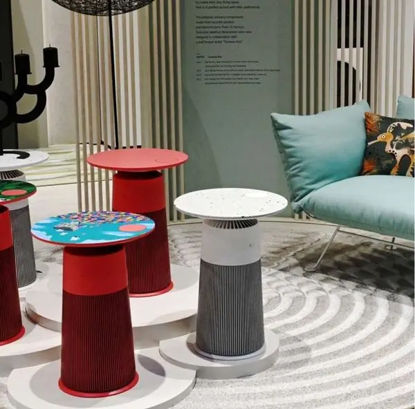 دستگاه تصفیه هوای رومیزی جدید الجی، دارای طراحی منحصربه فرد و قابلیت ارائه هوایی پاک