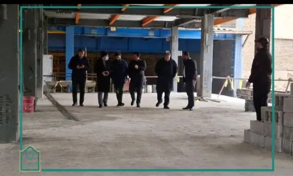 پیشرفت پروژه مجموعه ورزشی امام زاده یحیی(ع)  در رصد میدانی شهردار منطقه۱۲ 