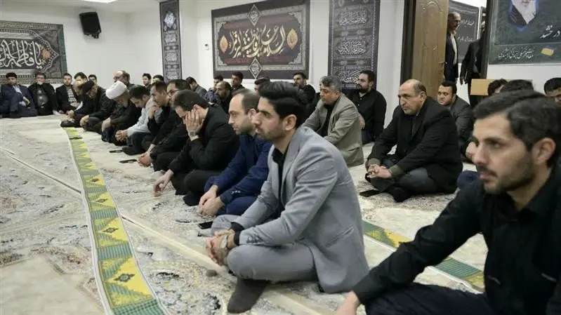 برپایی عزای فاطمی در منطقه آزاد انزلی