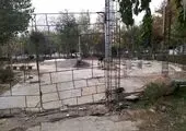  پیشرفت 85 درصدی ساخت المان مقبره شهدای بوستان گلزارمنطقه 15