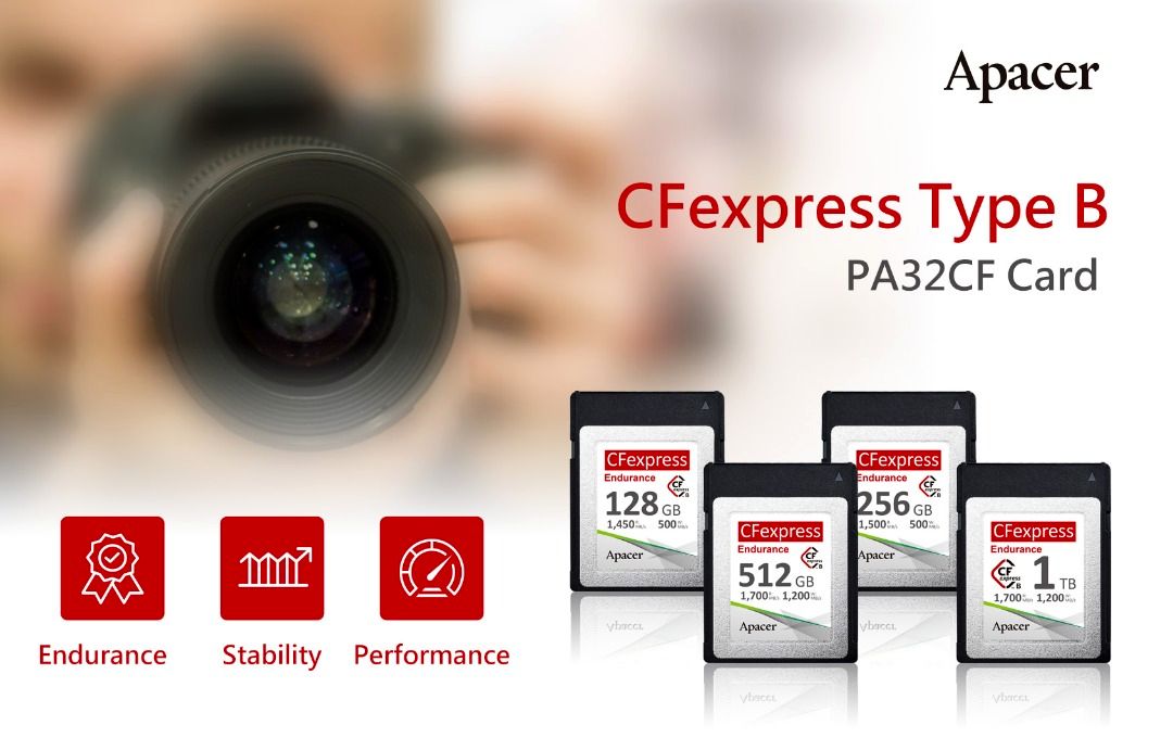 رونمایی از CF express  با درجه نظامی توسط شرکت اپیسر