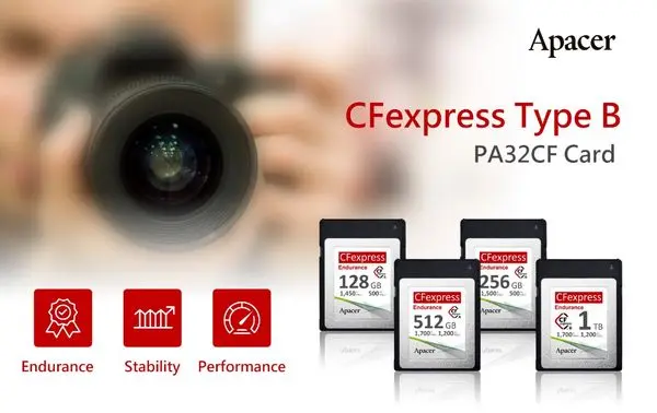 رونمایی از CF express با درجه نظامی توسط شرکت اپیسر