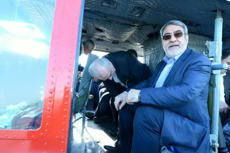 حضور وزیر کشور در مناطق سیلزده استان گلستان