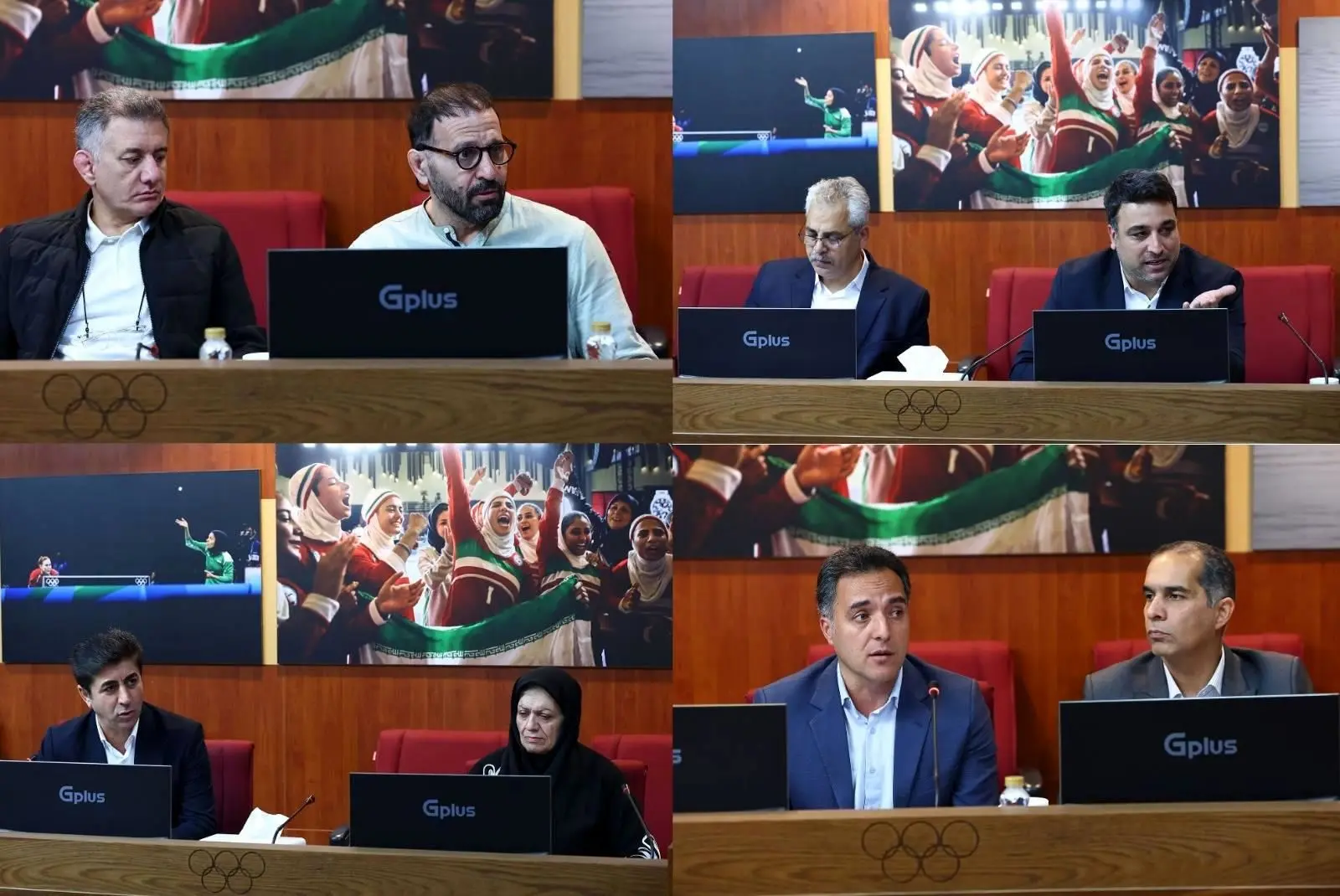 نشست مسئولین کمیته ملی المپیک و وزارت ورزش با فدراسیون‌های کشتی، بدمینتون، دوومیدانی و فوتبال