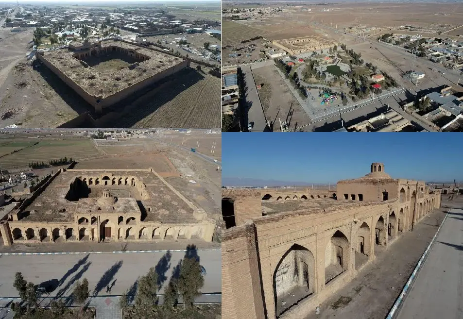 کاروانسرای باغ شیخ ساوه در راه جهانی شدن 

