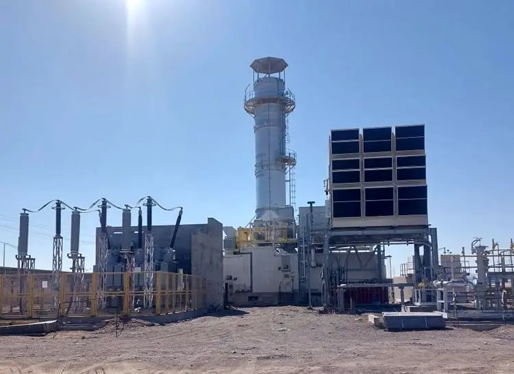 سومین واحد نیروگاه مقیاس متوسط زاهدان به بهره‌برداری رسید