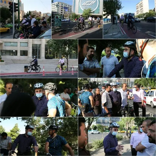 دوچرخه سواری در قلب پایتخت ادامه دارد 

