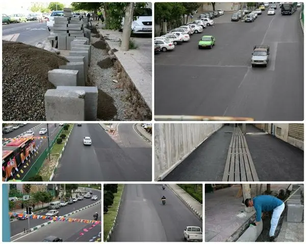 بهسازی آسفالت ناهموار و بی کیفیت معابر جنوب شهرق تهران