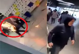 
ماجرای خودسوزی یک شهروند در پاساژ «مرجان» چه بود؟+عکس
