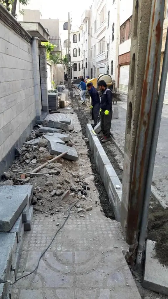 اجرای کوچه به کوچه طرح نگهداشت شهر در بافت فرسوده منطقه 13

