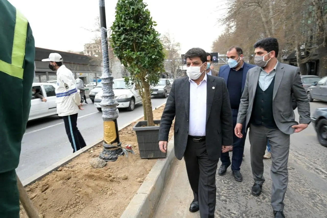  پیاده راه خیابان شریعتی در شمال تهران باغ راه می شود