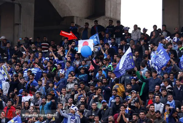 استقلالی‌ها هم پرچم ژاپن را بالا برده بودند +عکس 