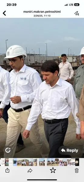 پتروشیمی مکران به عنوان محرک توسعه منطقه ، زمینه حضور سرمایه گذاران جدید را فراهم کرده است