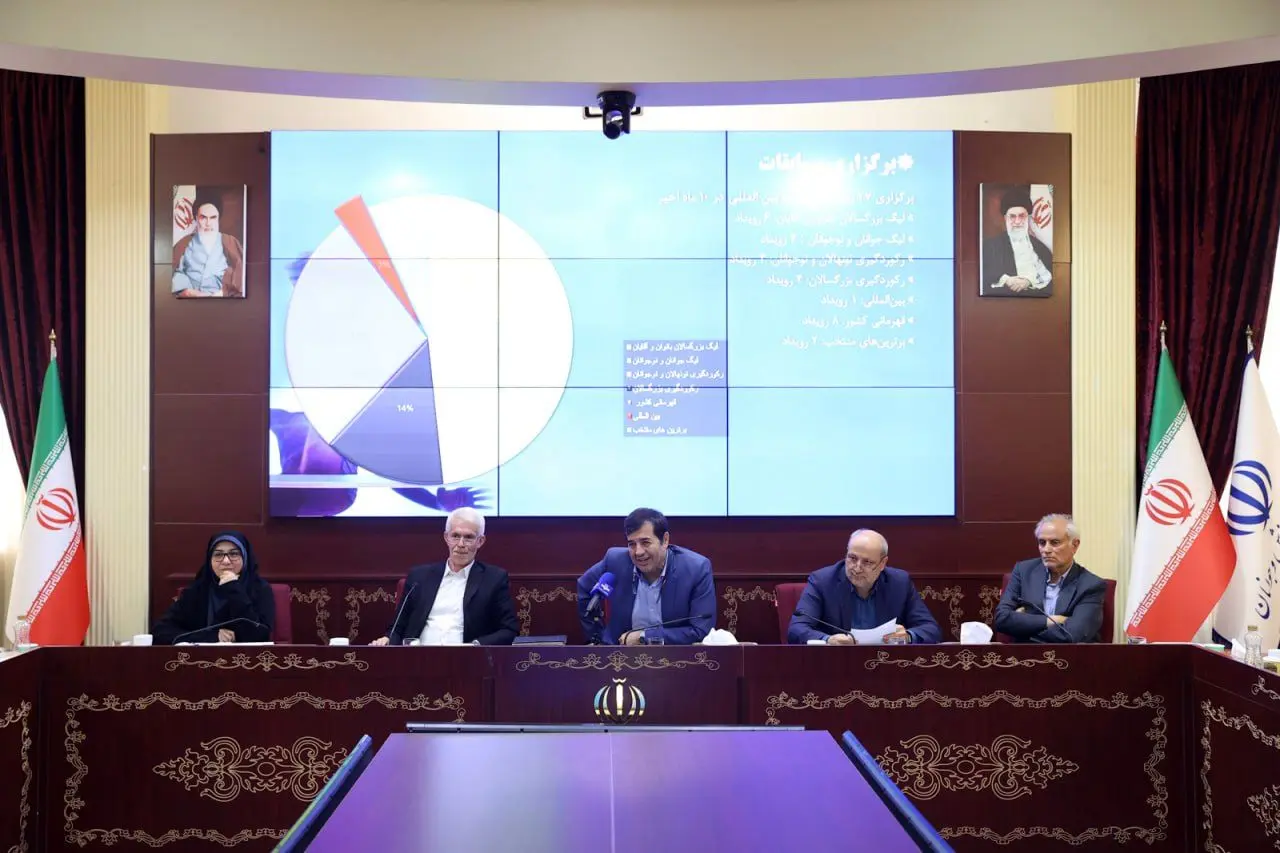 نشست تخصصی فدراسیون دوومیدانی با حضور وزیر ورزش