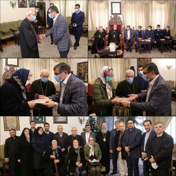 شهردار منطقه ۶ با اسقف اعظم خلیفه ارامنه تهران دیدار کرد