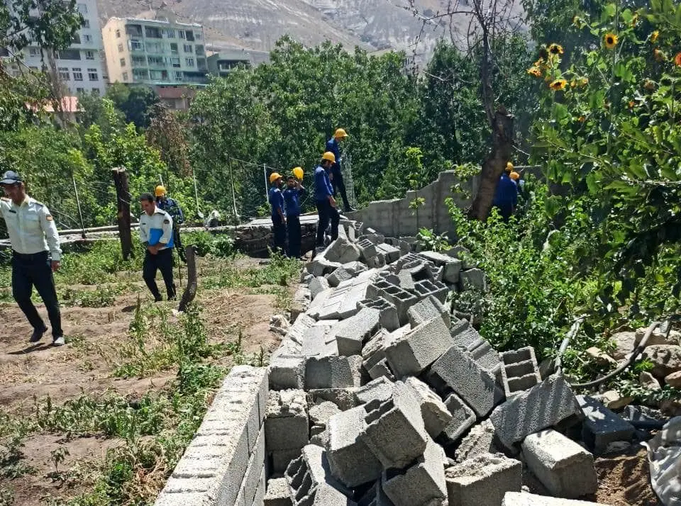 رفع خلاف ساخت و ساز در حریم شمالغرب تهران