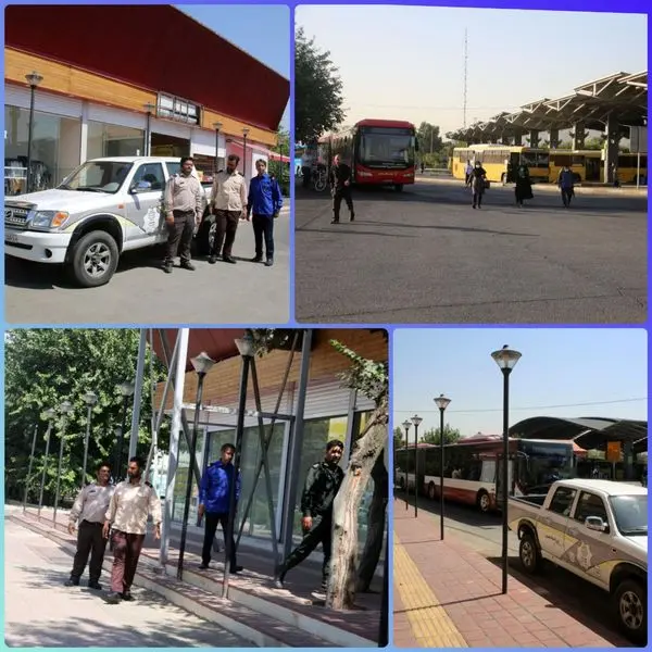 ساماندهی و پاکسازی پایانه خاوران از معتادان متجاهر و دستفروشان