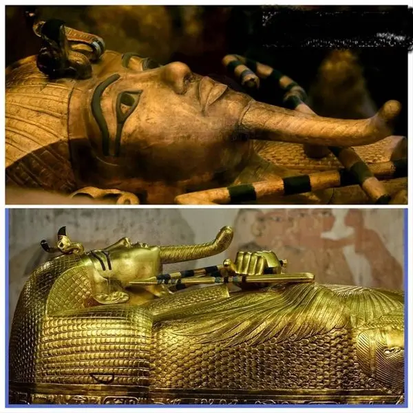 راز نهفته در مجسمه های فراعنه مصر+عکس