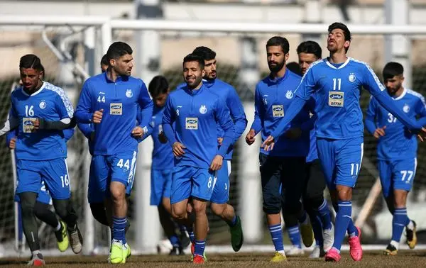 گزارش تصویری تمرین استقلال تهران