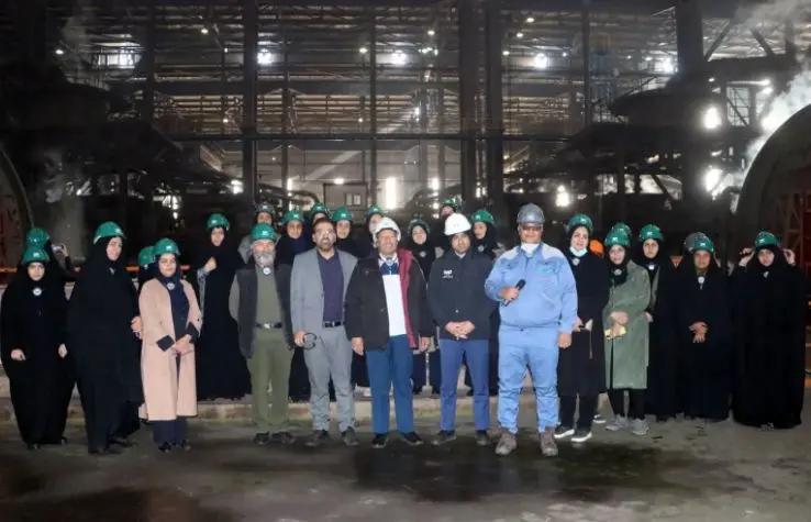 برگزاری اردوی راهیان پیشرفت در فولاد سنگان

