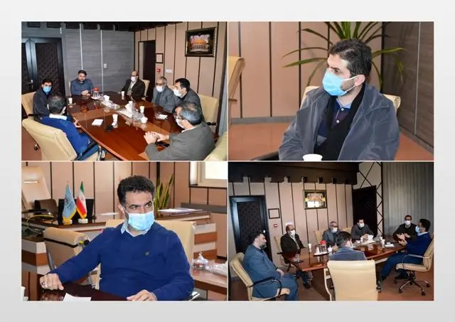 نشست مشترک مدیرکل بنیاد مسکن استان قم با مدیرعامل شرکت فناوری مصالح نوین ایرانیان (بنیاد بتن قم)

