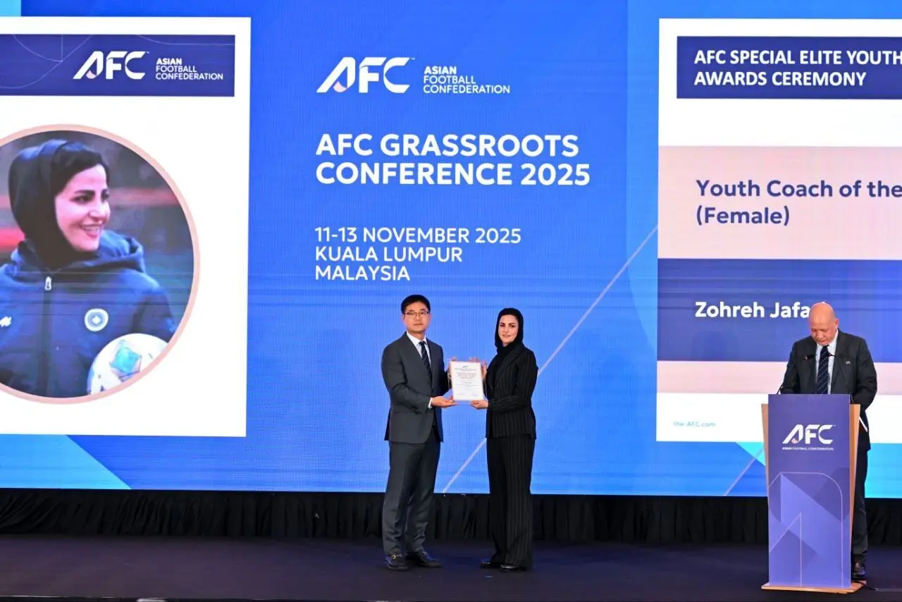 زهره جعفری مربی زن جوان آسیا ۲۰۲۵ شد